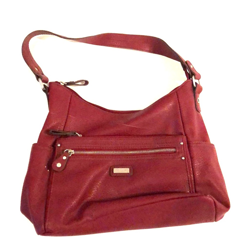 ALOHA fun red BOLO purse with lots of pockets